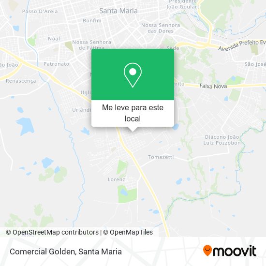 Comercial Golden mapa