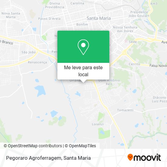 Pegoraro Agroferragem mapa