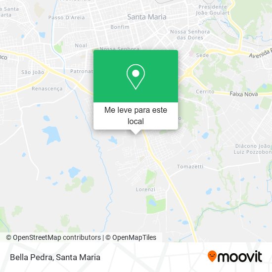Bella Pedra mapa