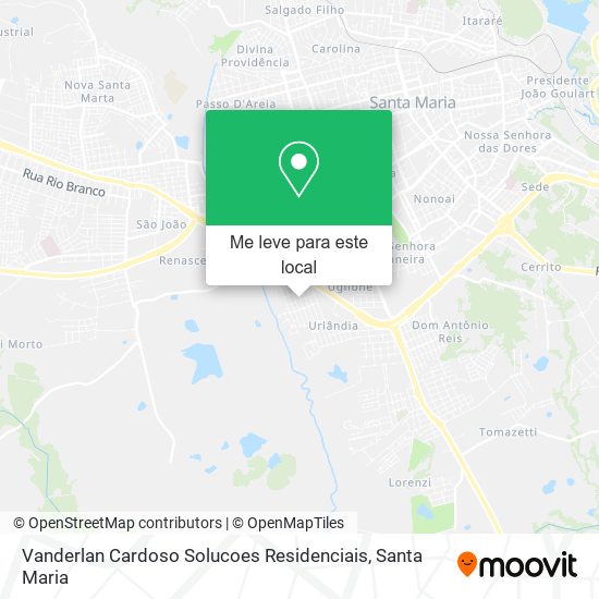 Vanderlan Cardoso Solucoes Residenciais mapa