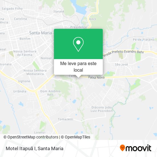 Motel Itapuã I mapa