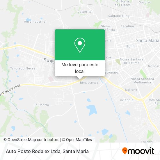 Auto Posto Rodalex Ltda mapa