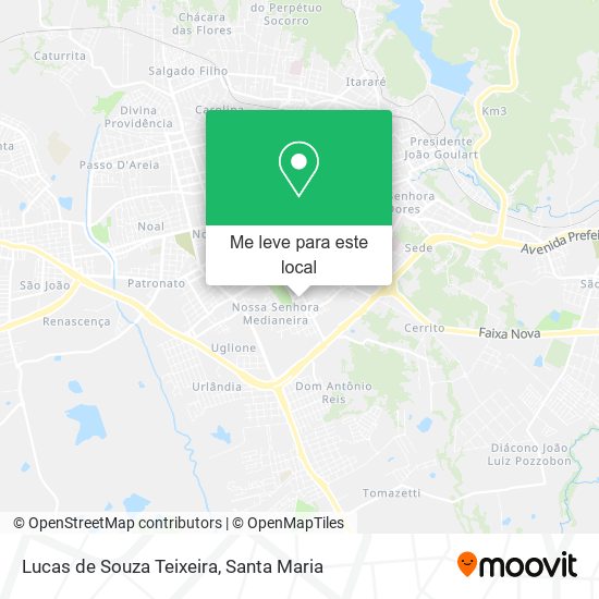 Lucas de Souza Teixeira mapa