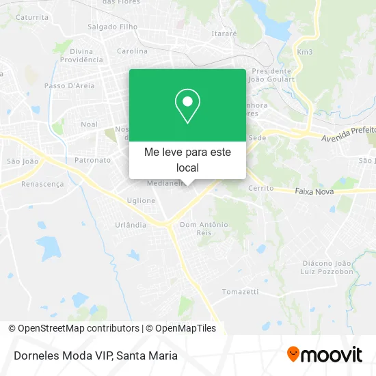 Dorneles Moda VIP mapa