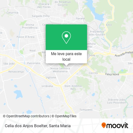 Celia dos Anjos Boelter mapa