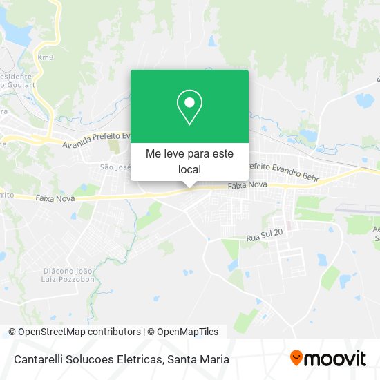 Cantarelli Solucoes Eletricas mapa