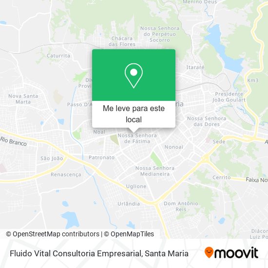 Fluido Vital Consultoria Empresarial mapa