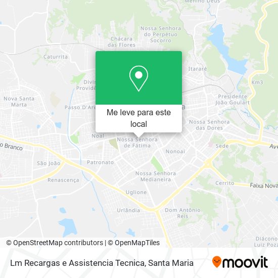 Lm Recargas e Assistencia Tecnica mapa