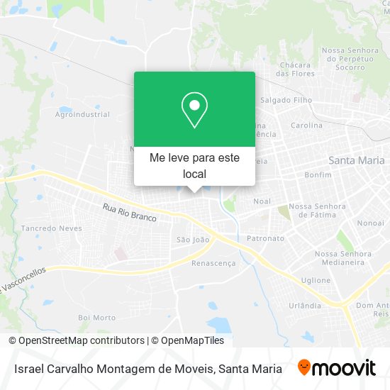 Israel Carvalho Montagem de Moveis mapa