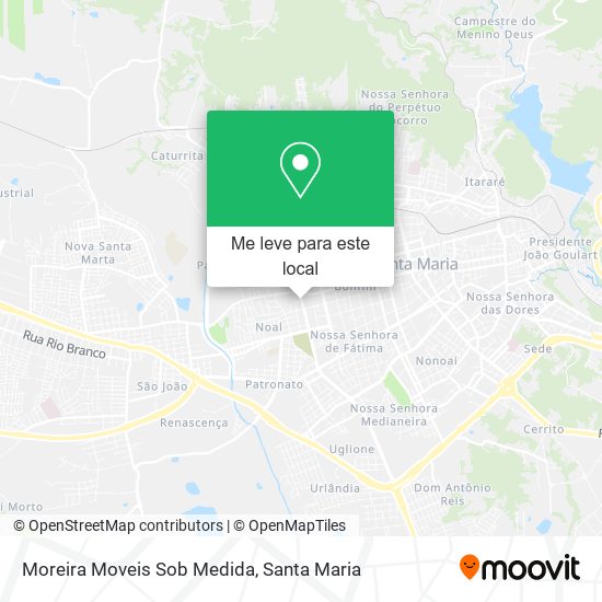 Moreira Moveis Sob Medida mapa