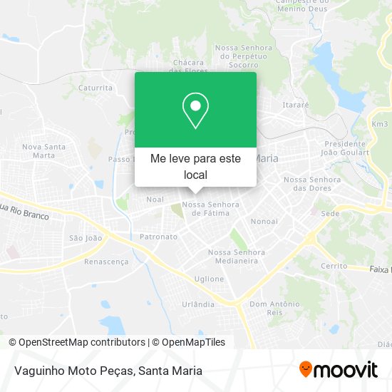 Vaguinho Moto Peças mapa