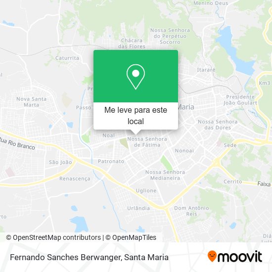 Fernando Sanches Berwanger mapa