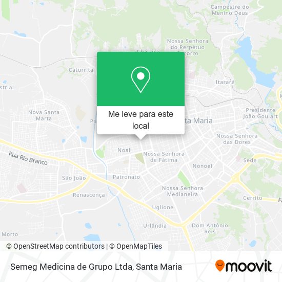 Semeg Medicina de Grupo Ltda mapa