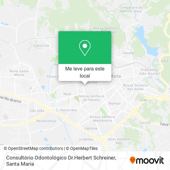 Consultório Odontológico Dr.Herbert Schreiner mapa