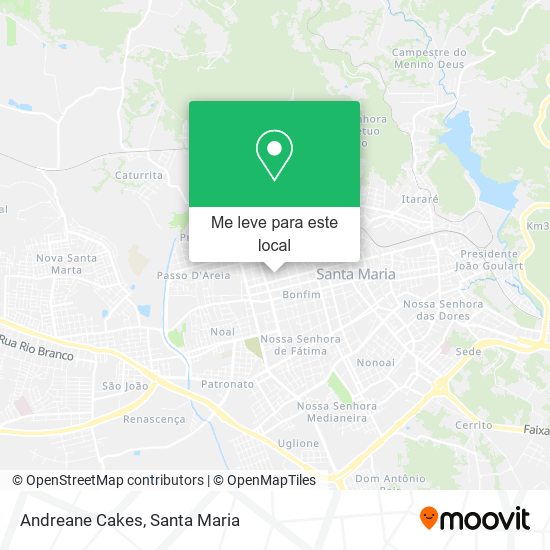 Andreane Cakes mapa