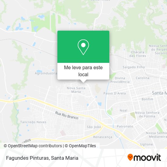 Fagundes Pinturas mapa