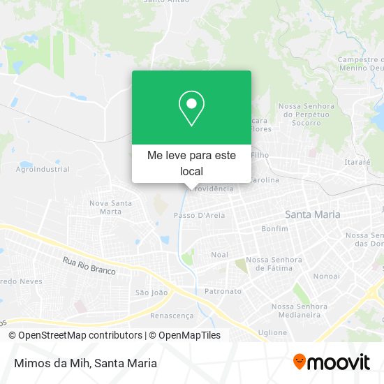 Mimos da Mih mapa