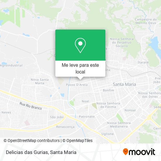 Delicias das Gurias mapa