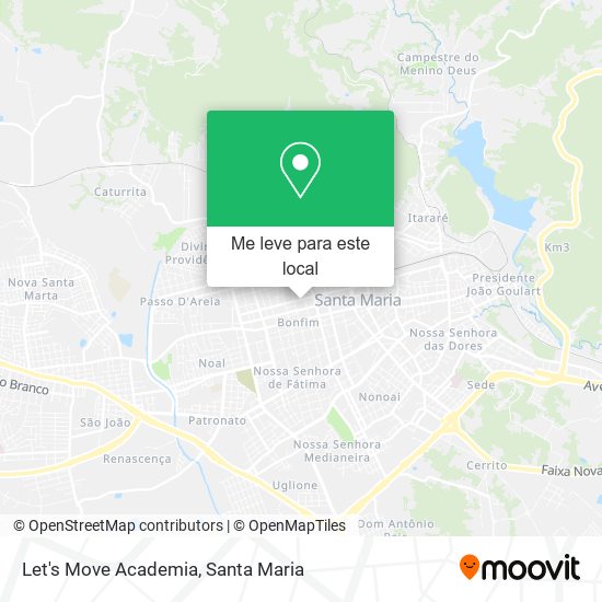 Let's Move Academia mapa