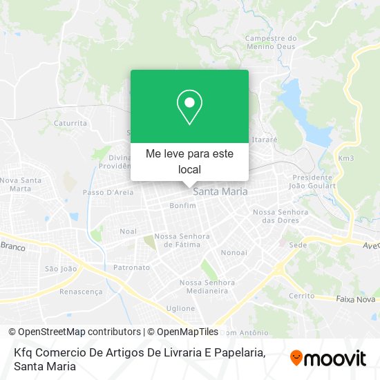 Kfq Comercio De Artigos De Livraria E Papelaria mapa