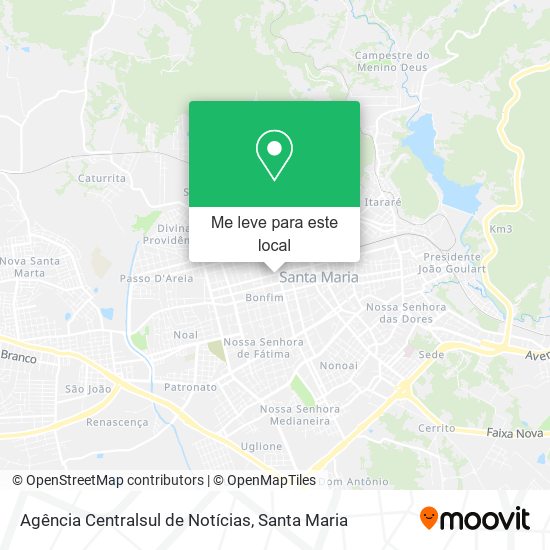 Agência Centralsul de Notícias mapa