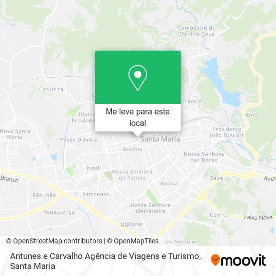 Antunes e Carvalho Agência de Viagens e Turismo mapa