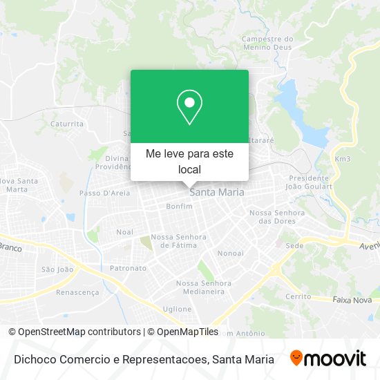 Dichoco Comercio e Representacoes mapa