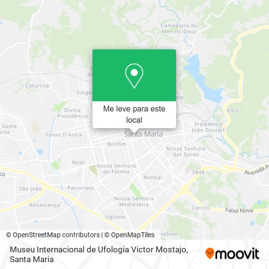 Museu Internacional de Ufologia Victor Mostajo mapa