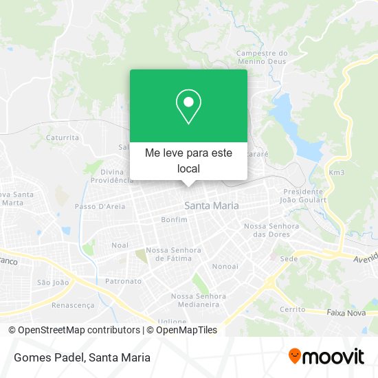 Gomes Padel mapa