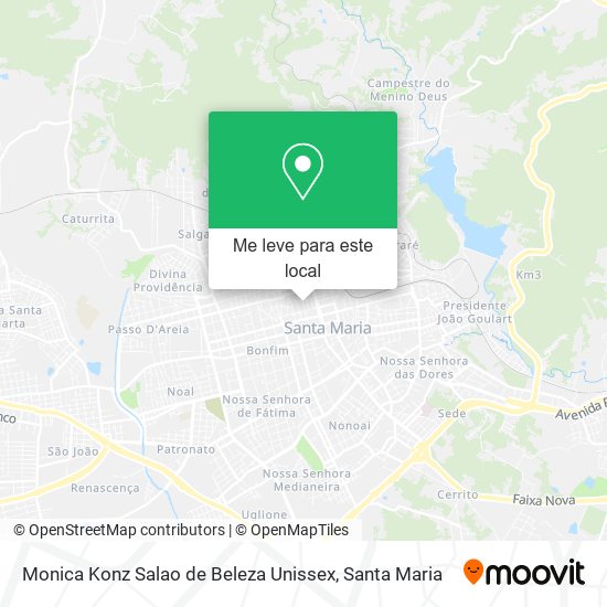 Monica Konz Salao de Beleza Unissex mapa