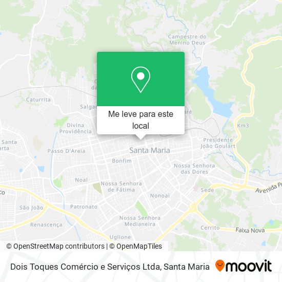 Dois Toques Comércio e Serviços Ltda mapa