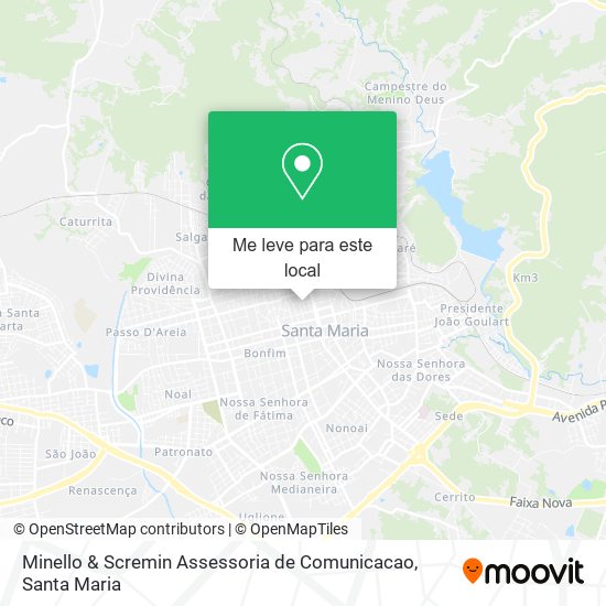 Minello & Scremin Assessoria de Comunicacao mapa