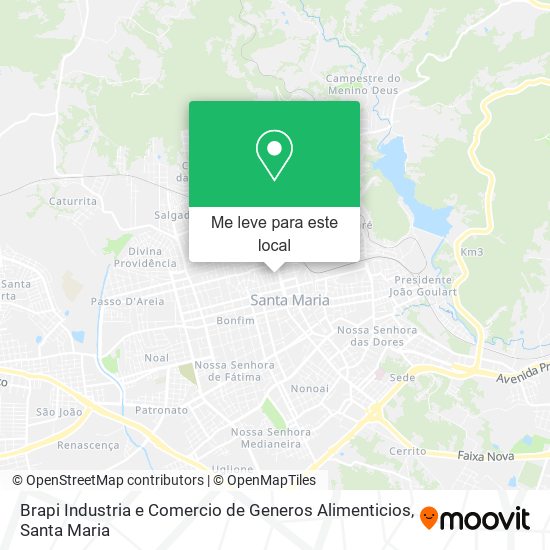 Brapi Industria e Comercio de Generos Alimenticios mapa