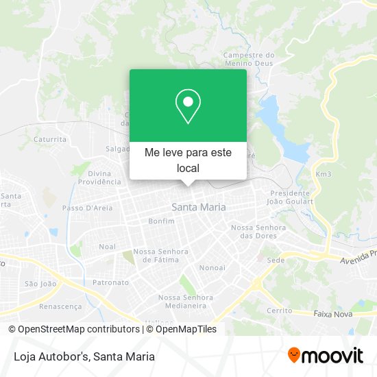 Loja Autobor's mapa