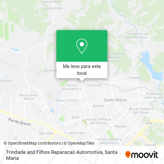 Trindade and Filhos Reparacao Automotiva mapa