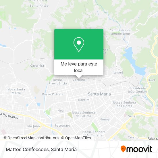Mattos Confeccoes mapa