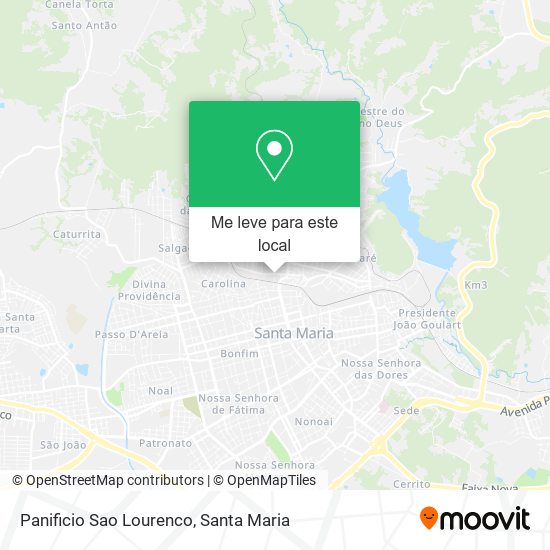 Panificio Sao Lourenco mapa