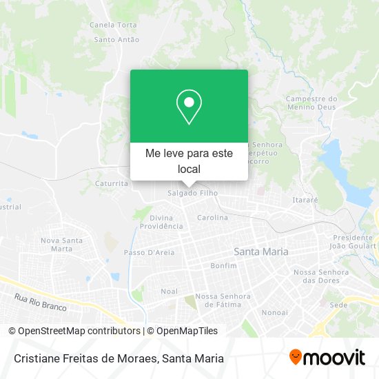 Cristiane Freitas de Moraes mapa