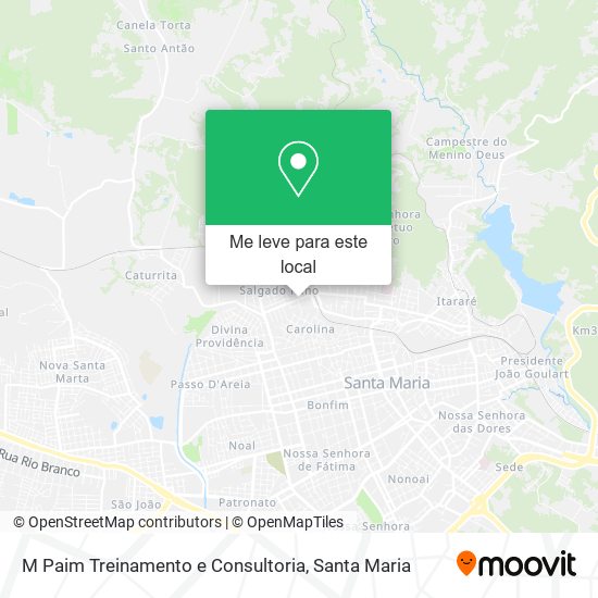 M Paim Treinamento e Consultoria mapa