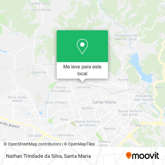 Nathan Trindade da Silva mapa