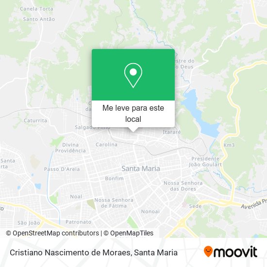 Cristiano Nascimento de Moraes mapa