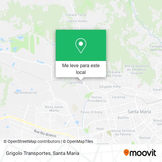 Grigolo Transportes mapa