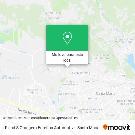 R and S Garagem Estetica Automotiva mapa