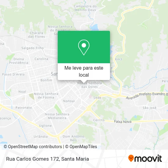 Rua Carlos Gomes 172 mapa