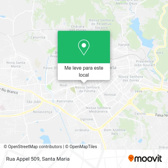 Rua Appel 509 mapa