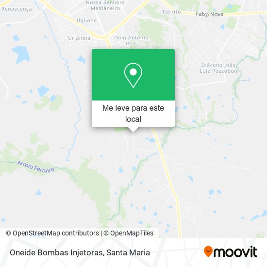 Oneide Bombas Injetoras mapa