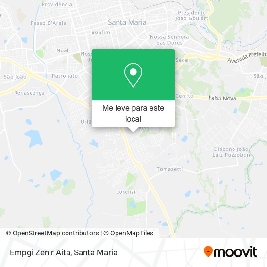 Empgi Zenir Aita mapa