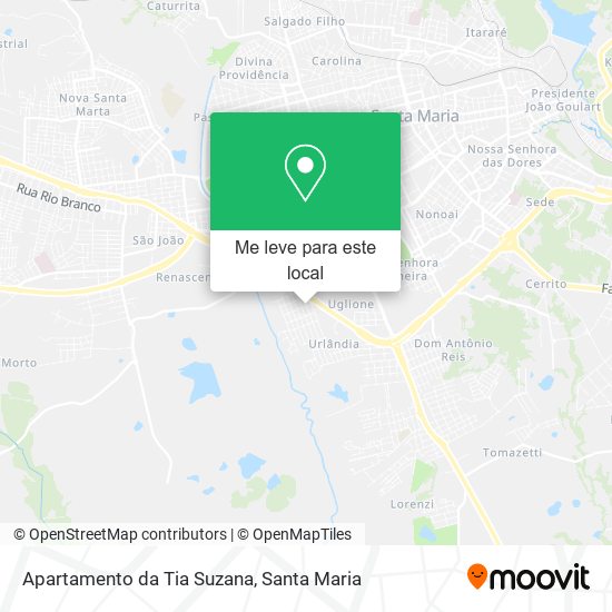 Apartamento da Tia Suzana mapa