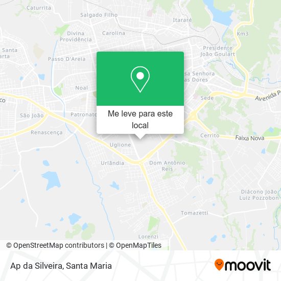 Ap da Silveira mapa
