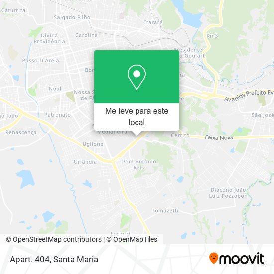 Apart. 404 mapa